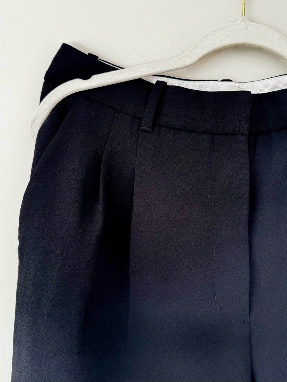 Aritzia Wilfred The Effortless Pant Trousers, Black – Size 10 - Picture 3 of 7